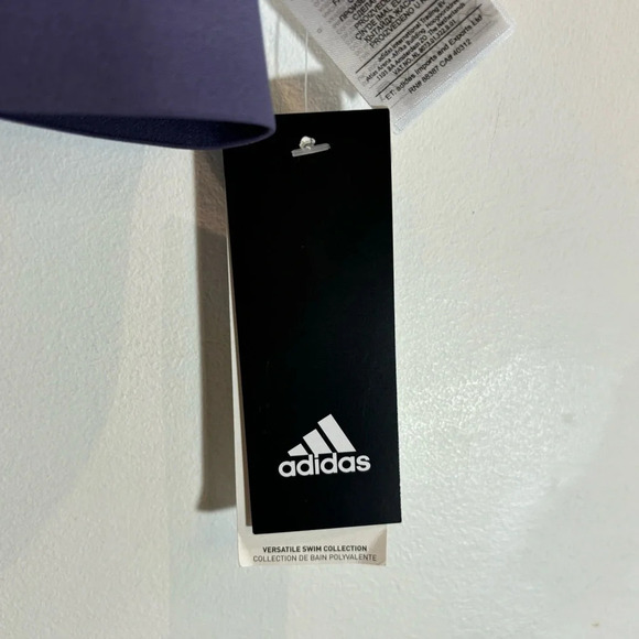 ADIDAS SZ 36A Padded Cross Straps High Support Swim Sports Bra NEW WITH TAGS - Picture 3 of 10